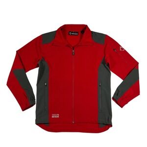 Dri Duck DDX Mens Softshell Jacket Red Grey Full Zip Performance Small